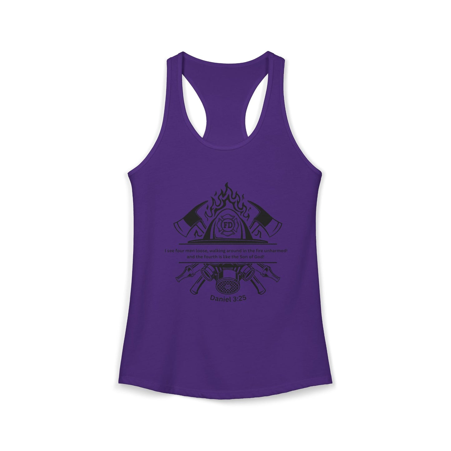 "Daniel 3:25" - Racerback Tank