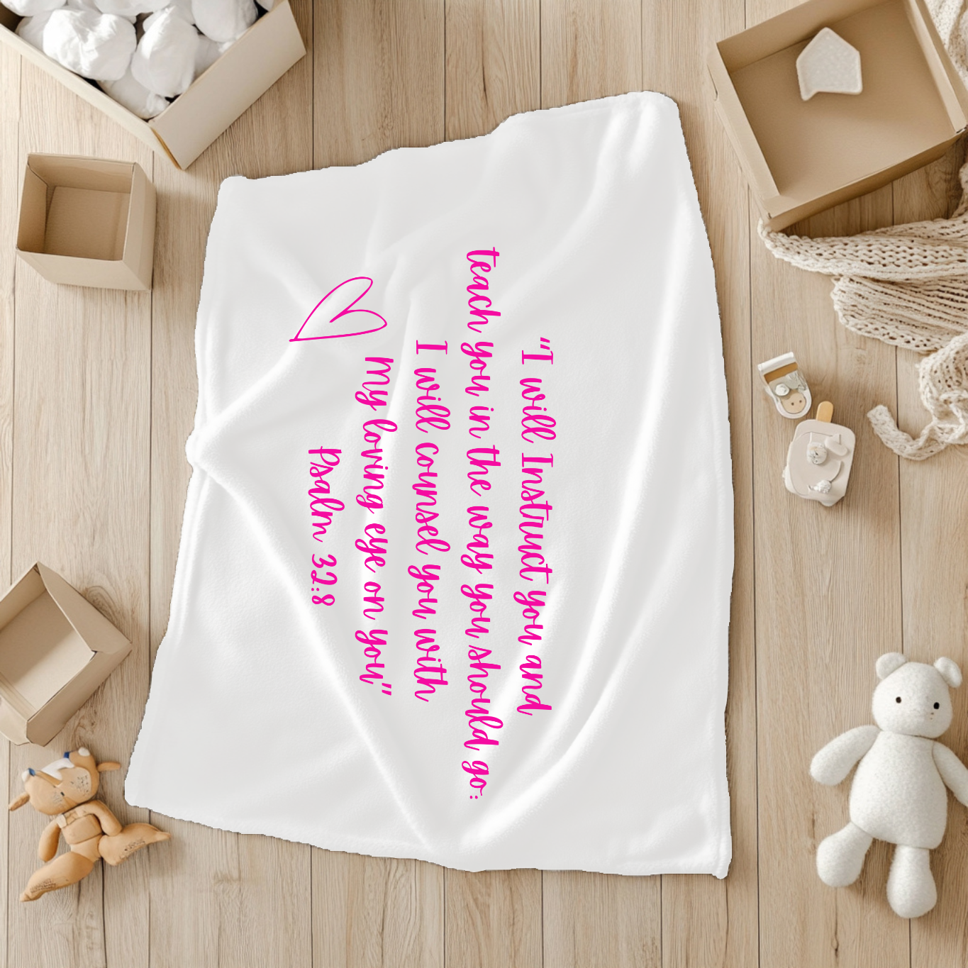 I will instruct you and teach you..