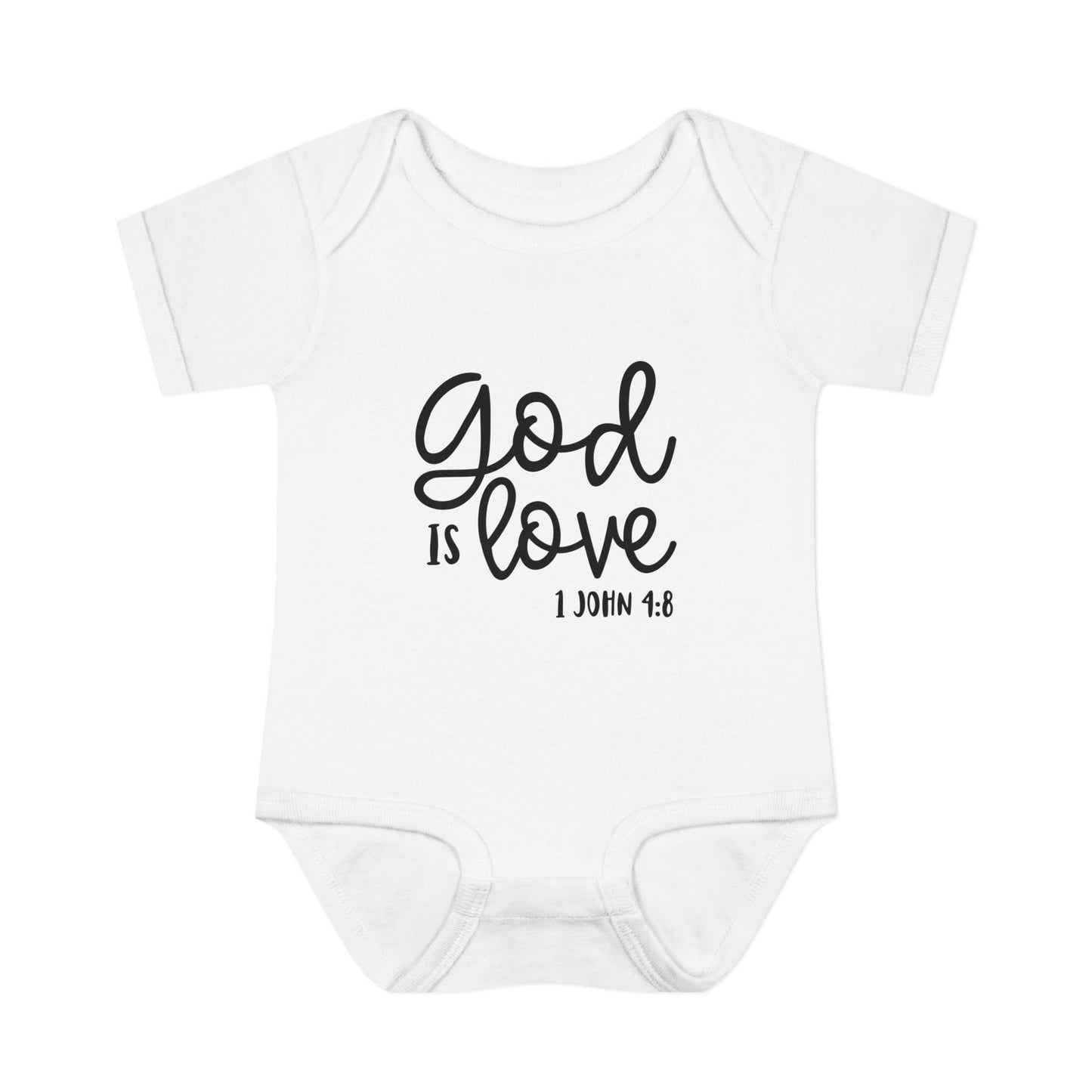 God is Love- Baby Bodysuit