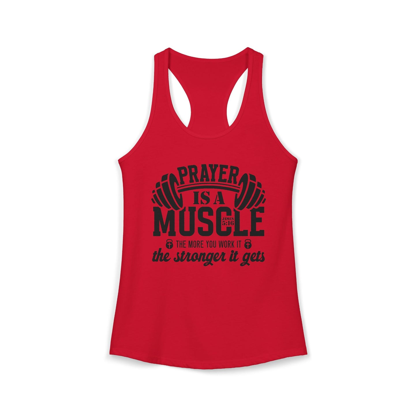 "James 5:16" - Racerback Tank