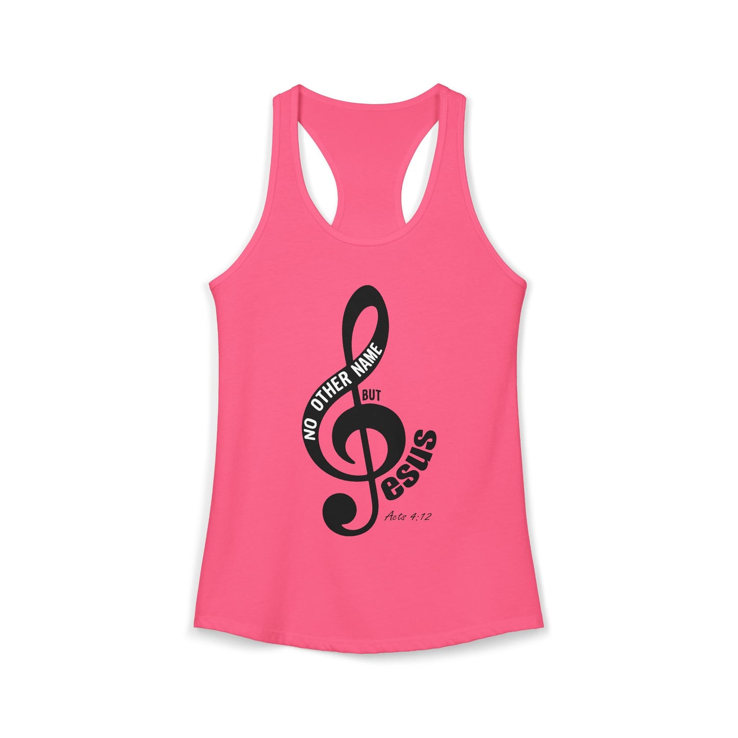 "No other name but Jesus" - Racerback Tank