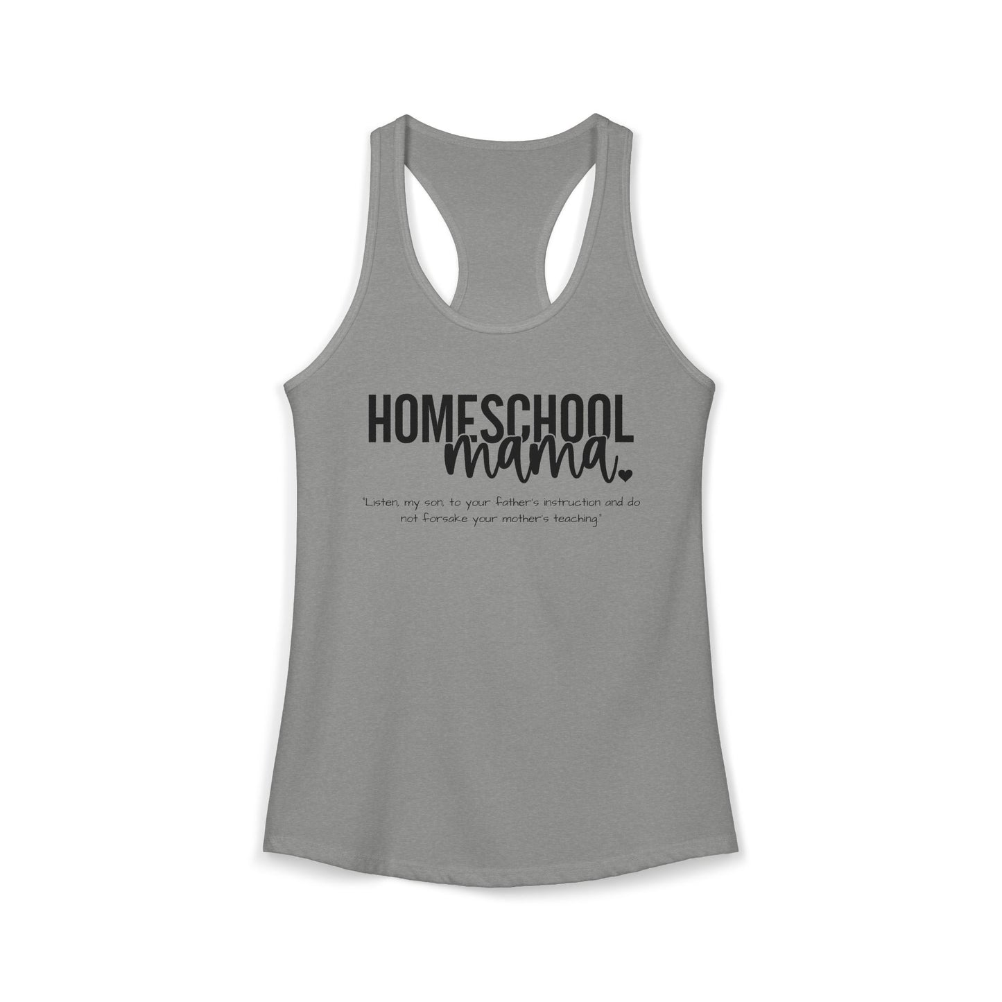 "Proverbs 1:8-9" - Racerback Tank