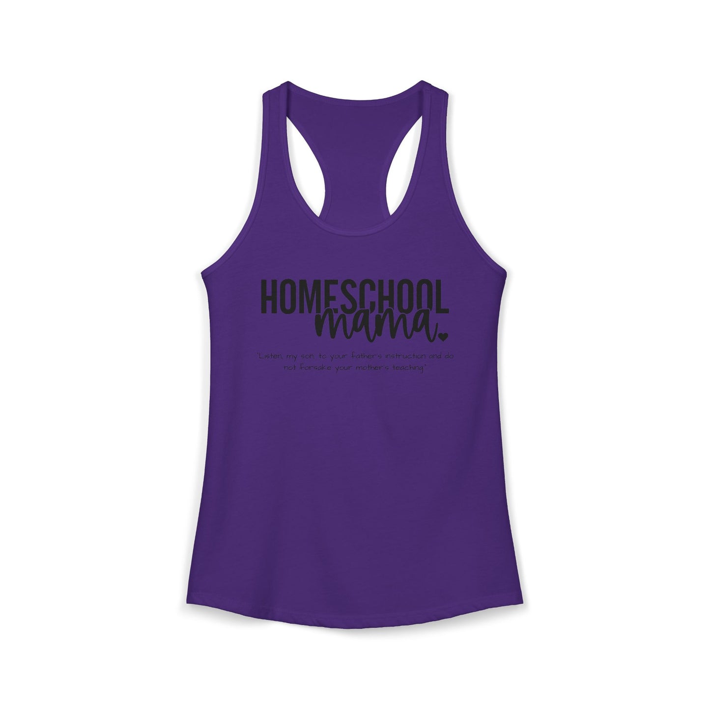 "Proverbs 1:8-9" - Racerback Tank