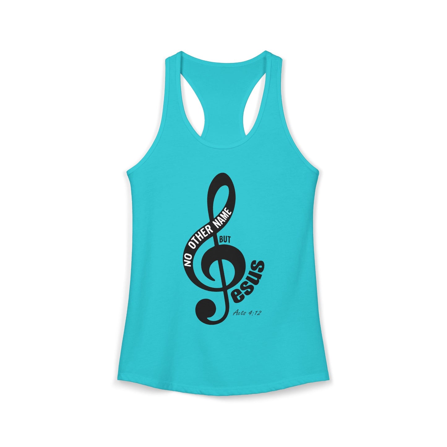 "No other name but Jesus" - Racerback Tank