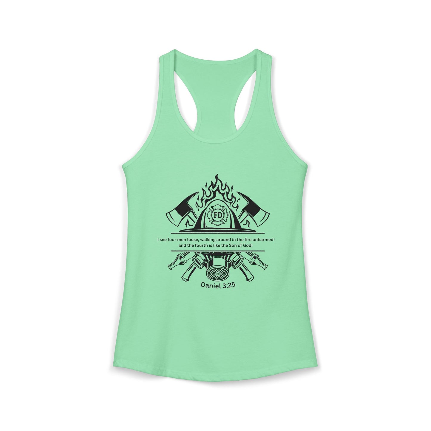 "Daniel 3:25" - Racerback Tank