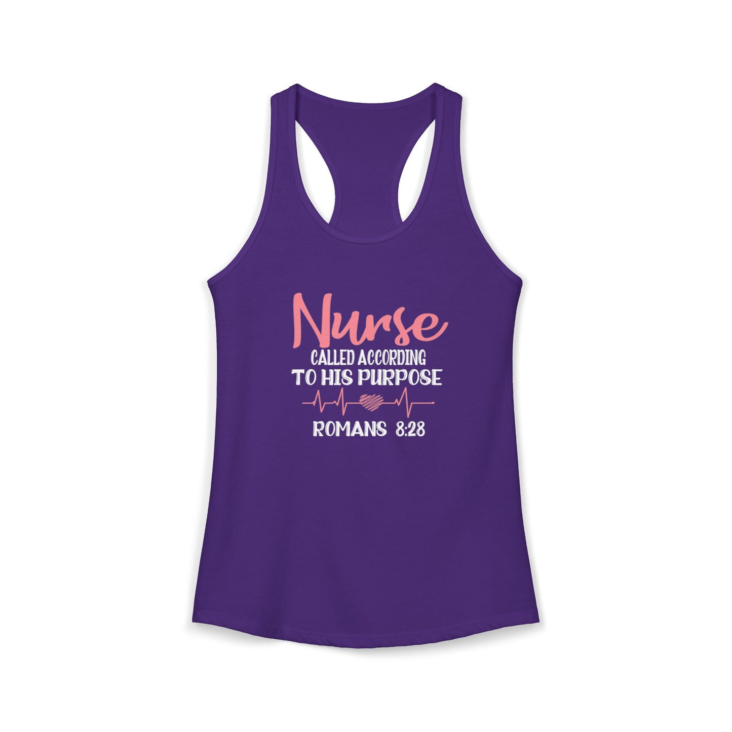 "Romans 8:28" - Racerback Tank
