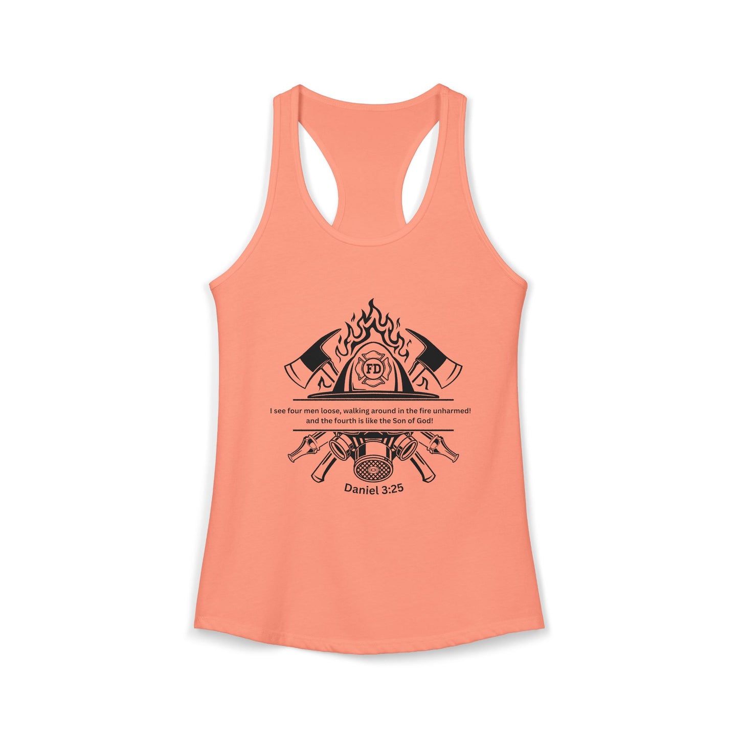 "Daniel 3:25" - Racerback Tank