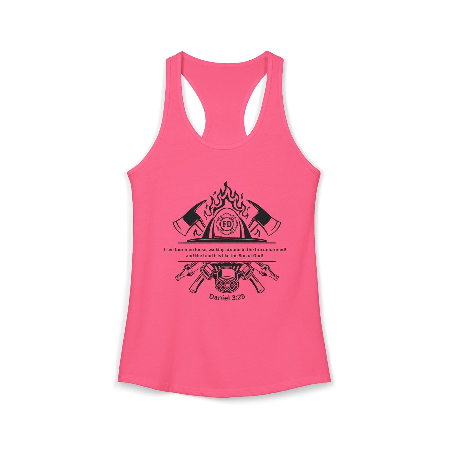 "Daniel 3:25" - Racerback Tank