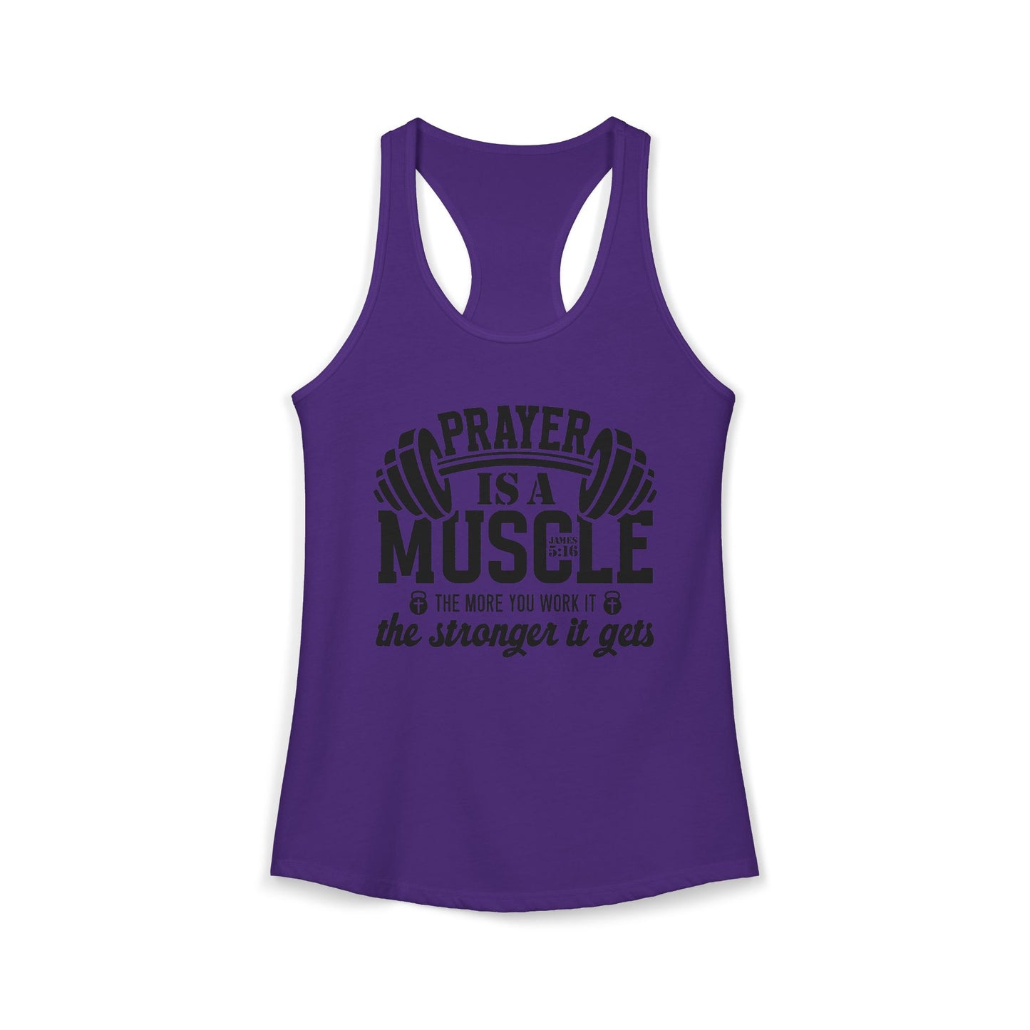 "James 5:16" - Racerback Tank