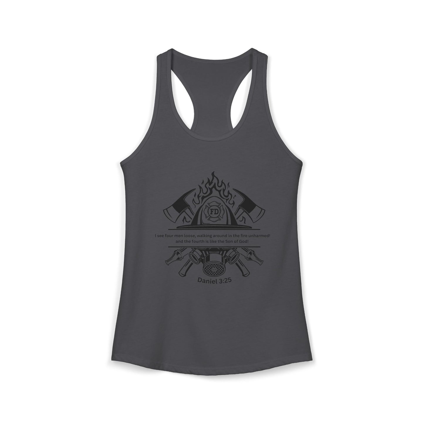 "Daniel 3:25" - Racerback Tank