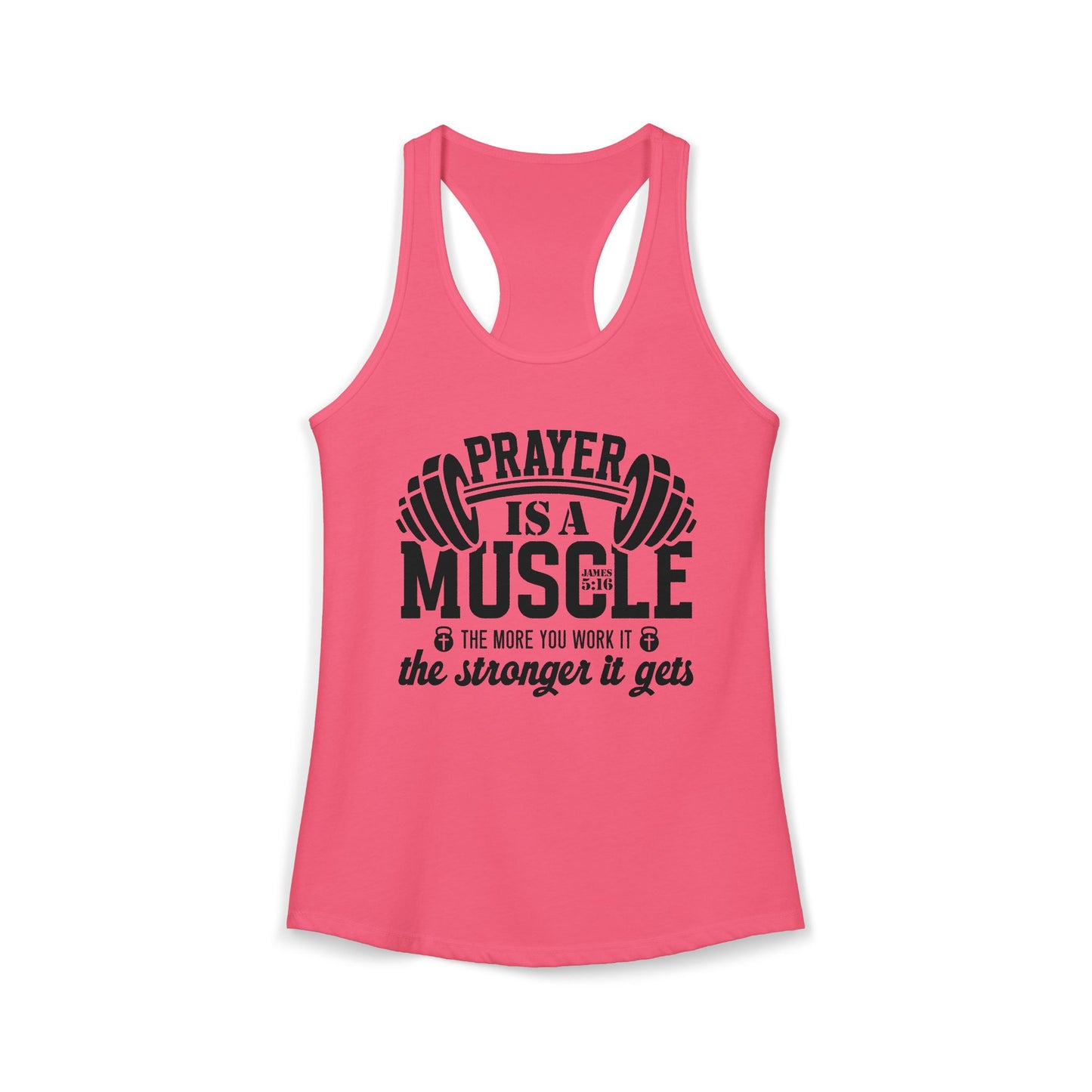 "James 5:16" - Racerback Tank