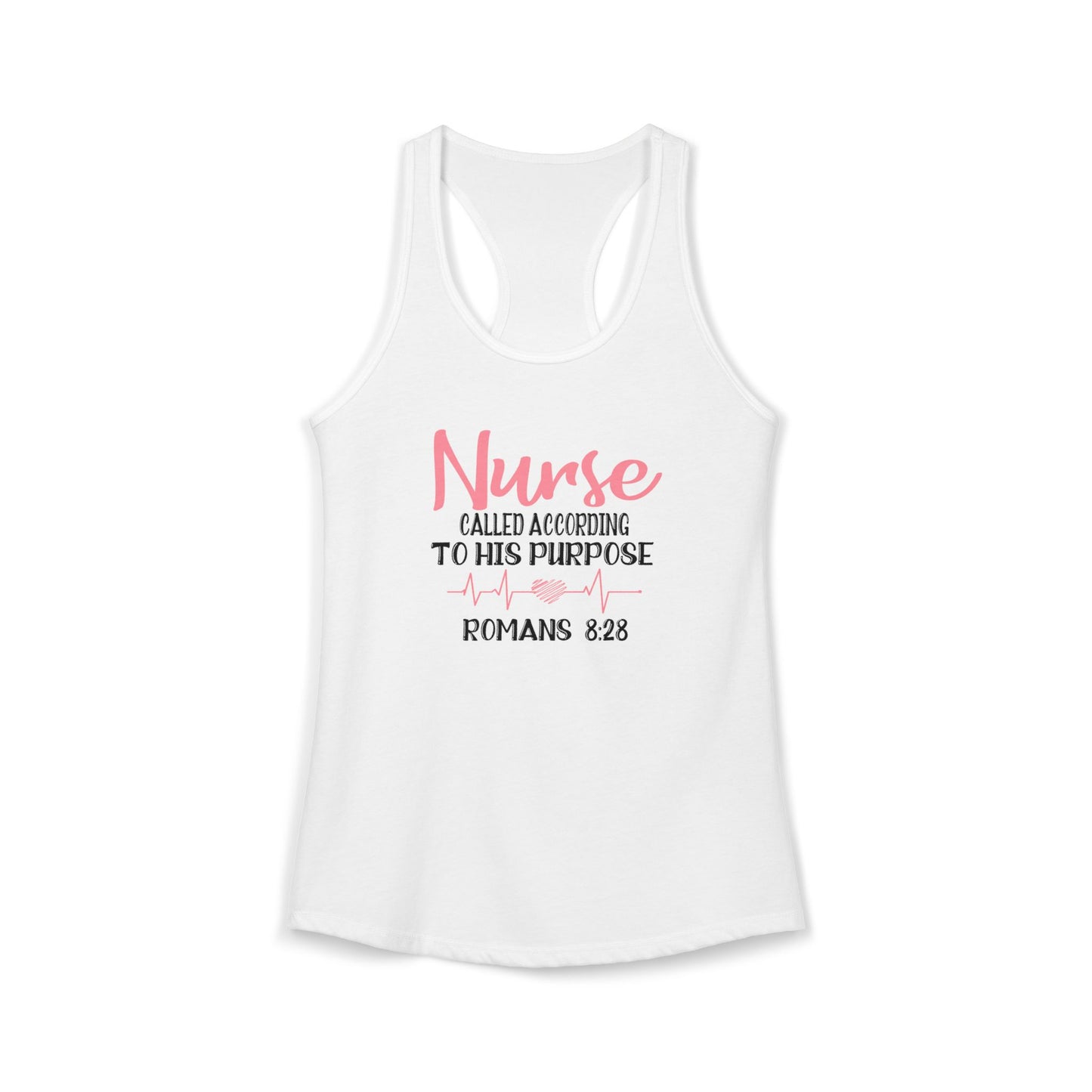 "Romans 8:28" - Racerback Tank