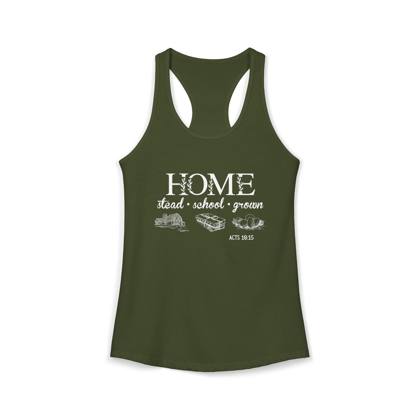 "Acts 10:15" - Racerback Tank