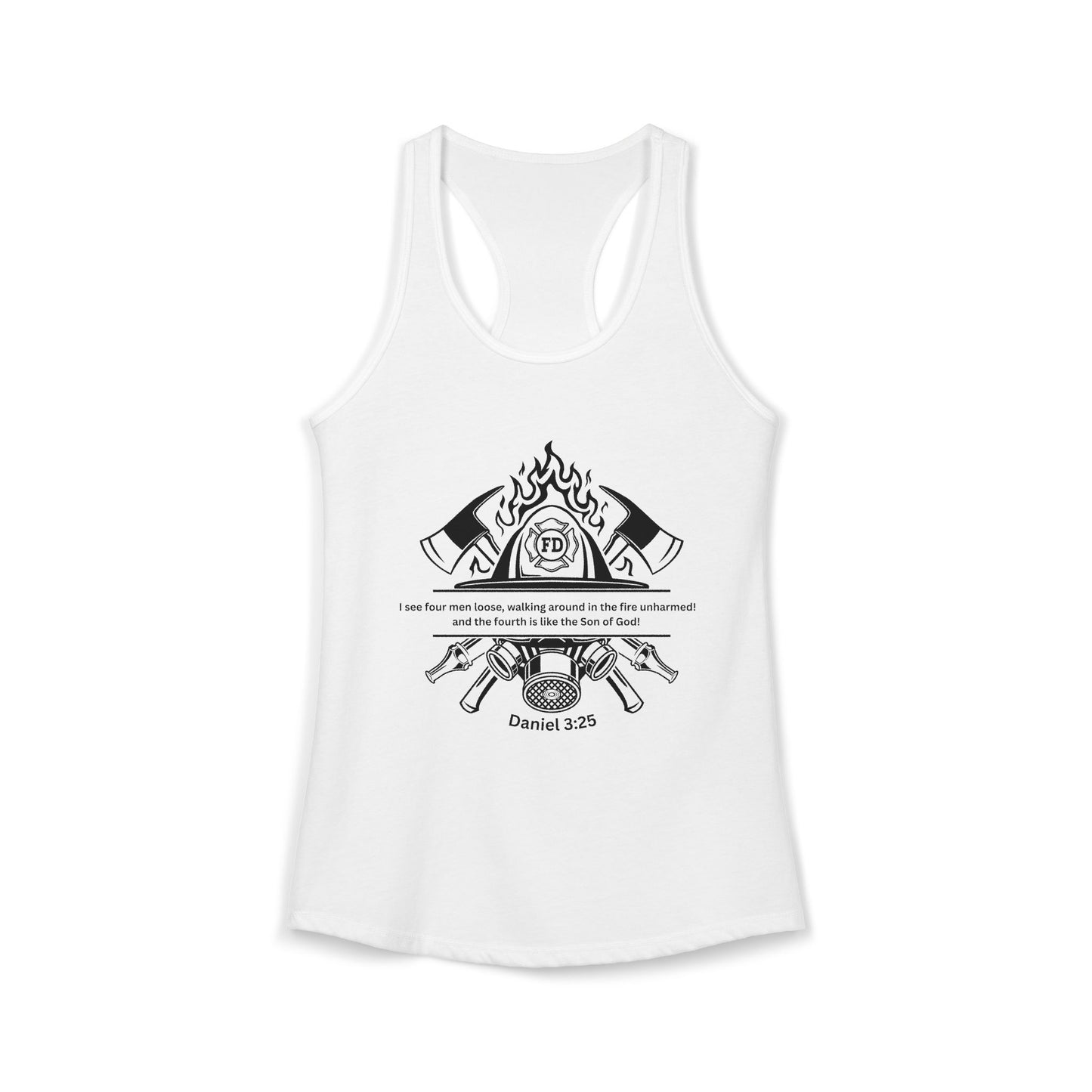 "Daniel 3:25" - Racerback Tank