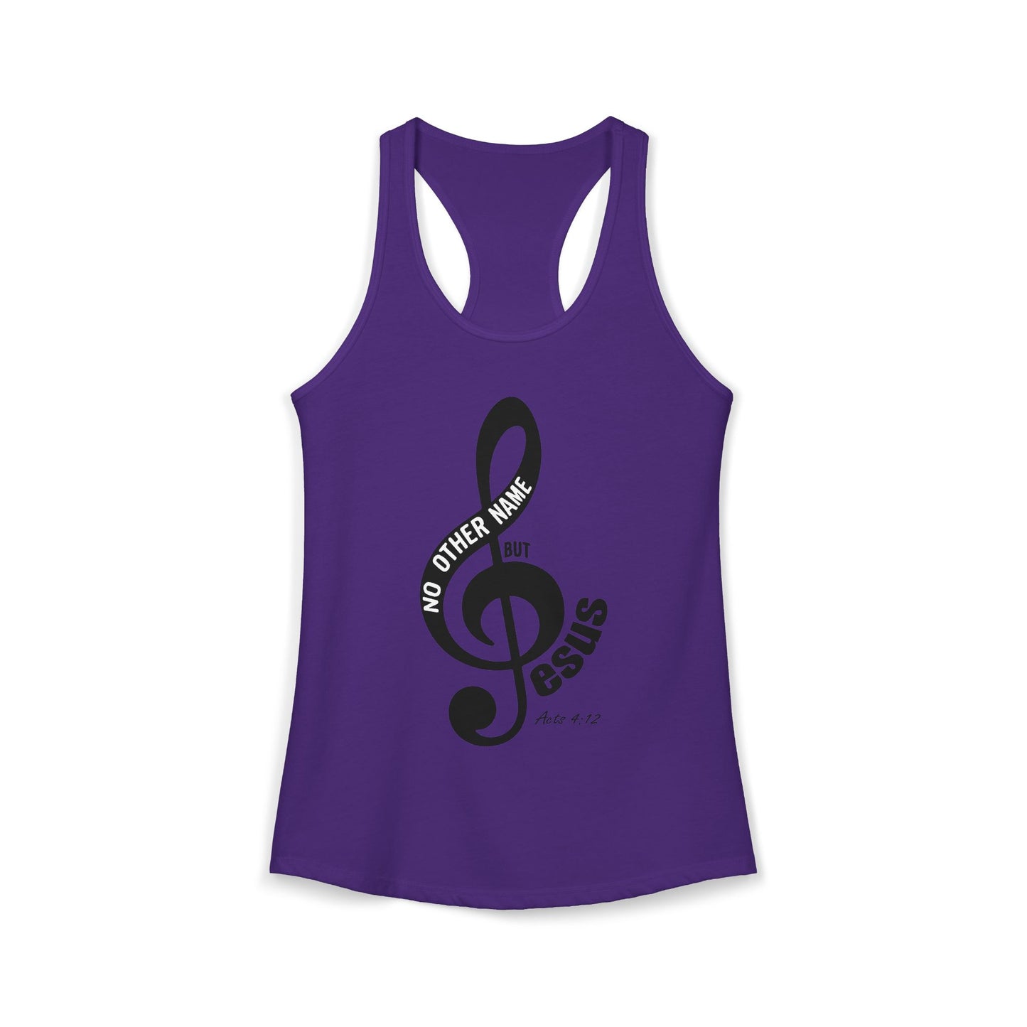 "No other name but Jesus" - Racerback Tank