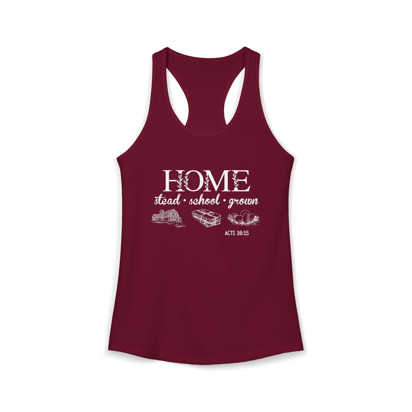 "Acts 10:15" - Racerback Tank