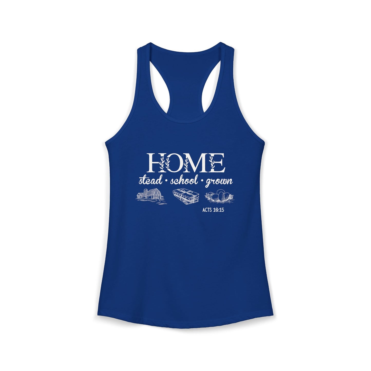 "Acts 10:15" - Racerback Tank