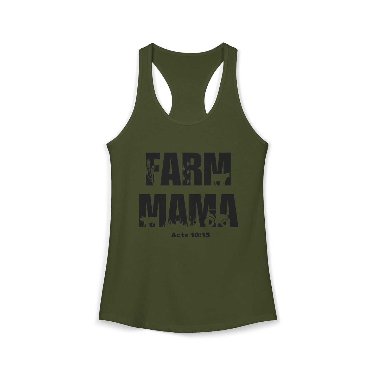"Acts 10:15" - Racerback Tank
