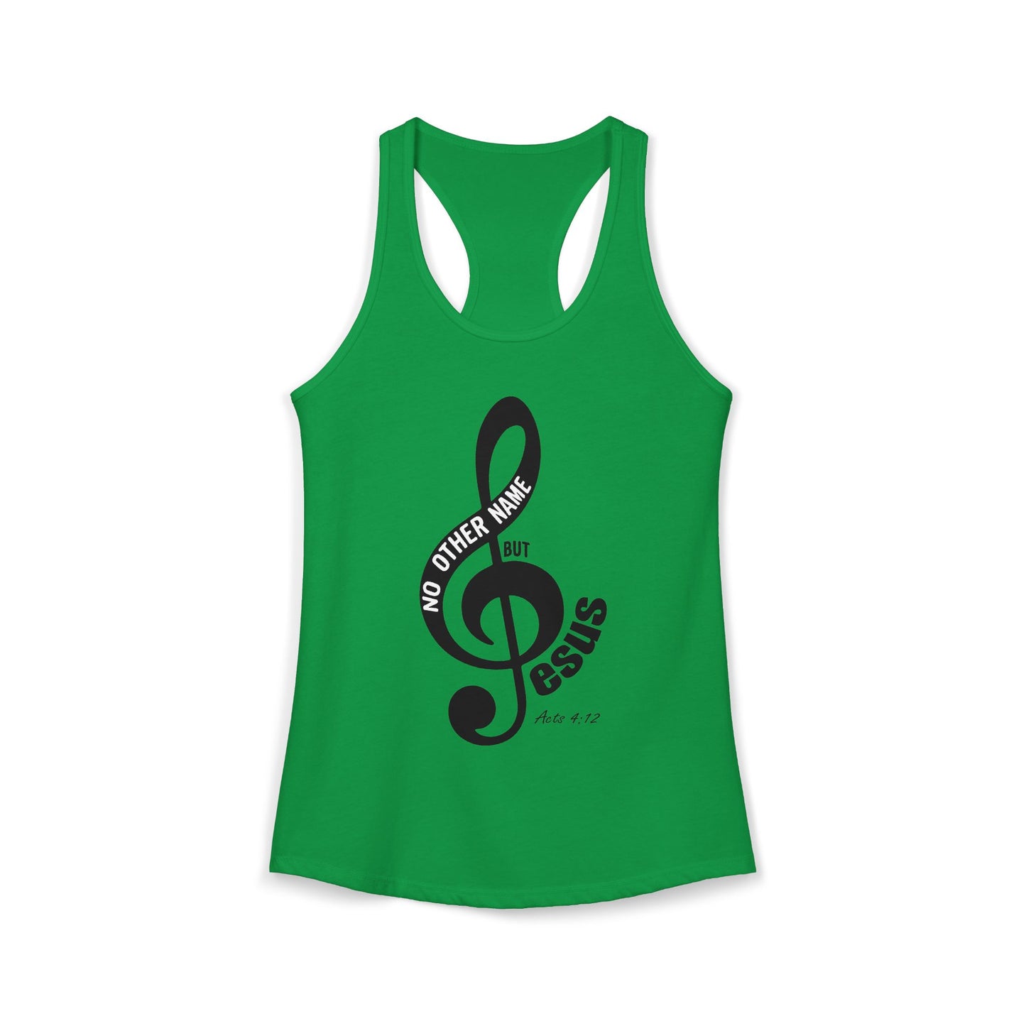 "No other name but Jesus" - Racerback Tank