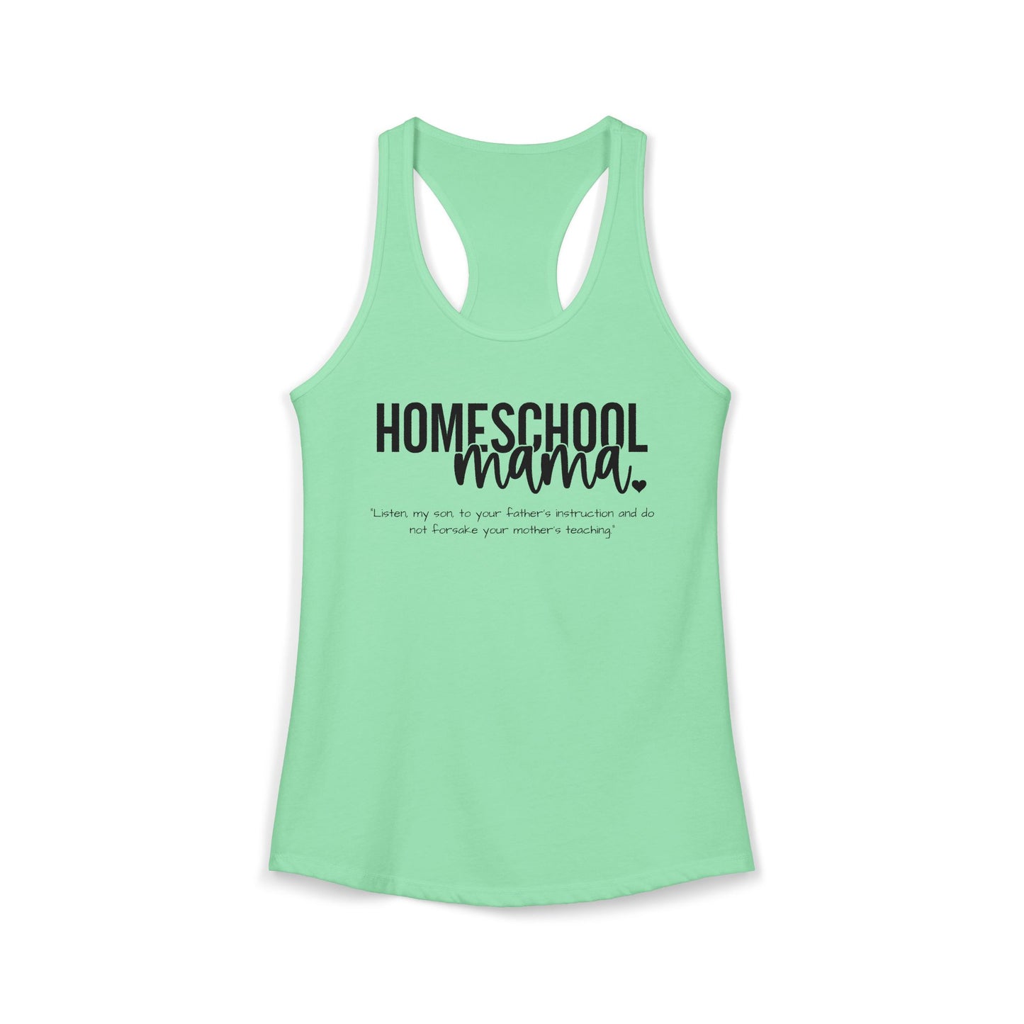 "Proverbs 1:8-9" - Racerback Tank