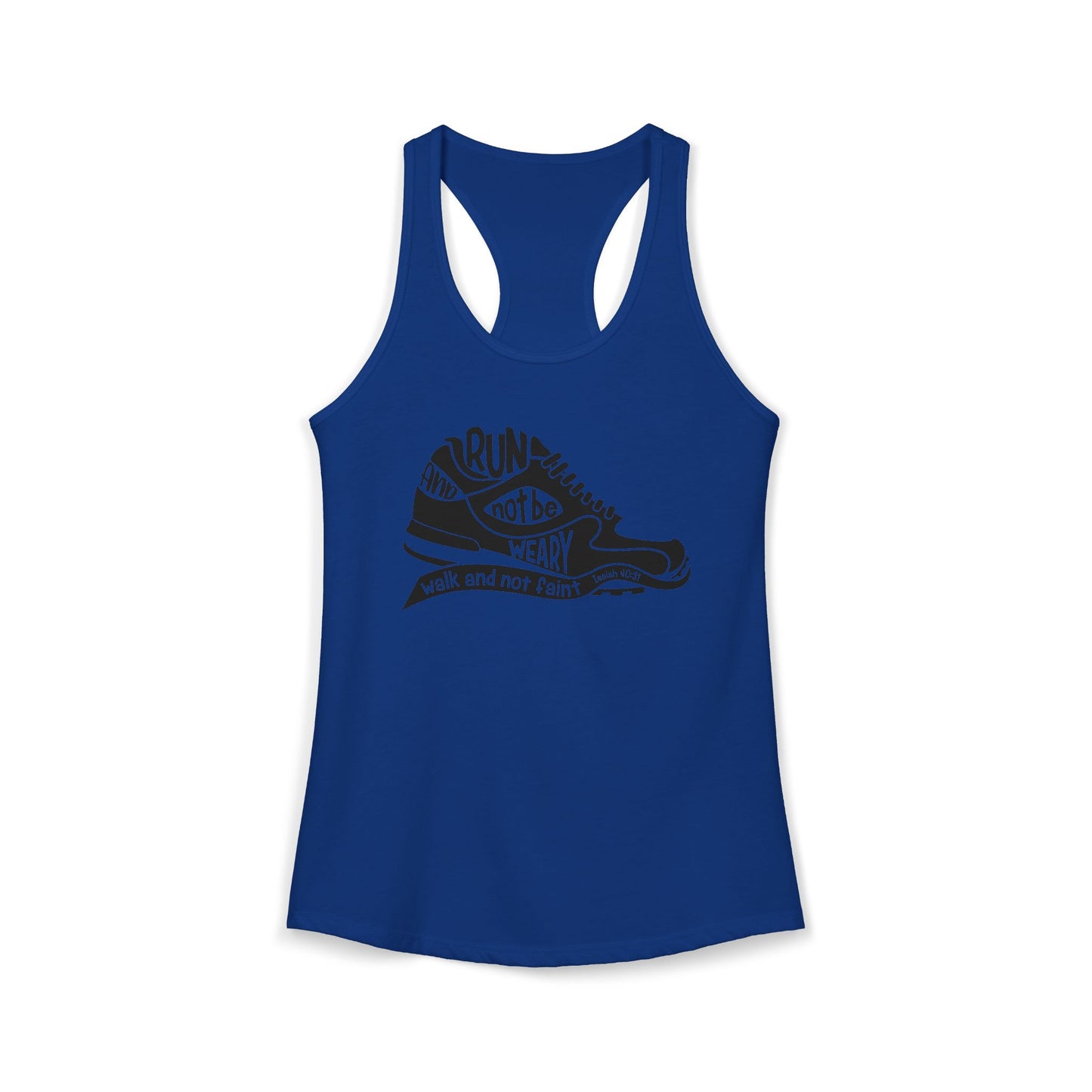 "Isaiah 40:31" - Racerback Tank