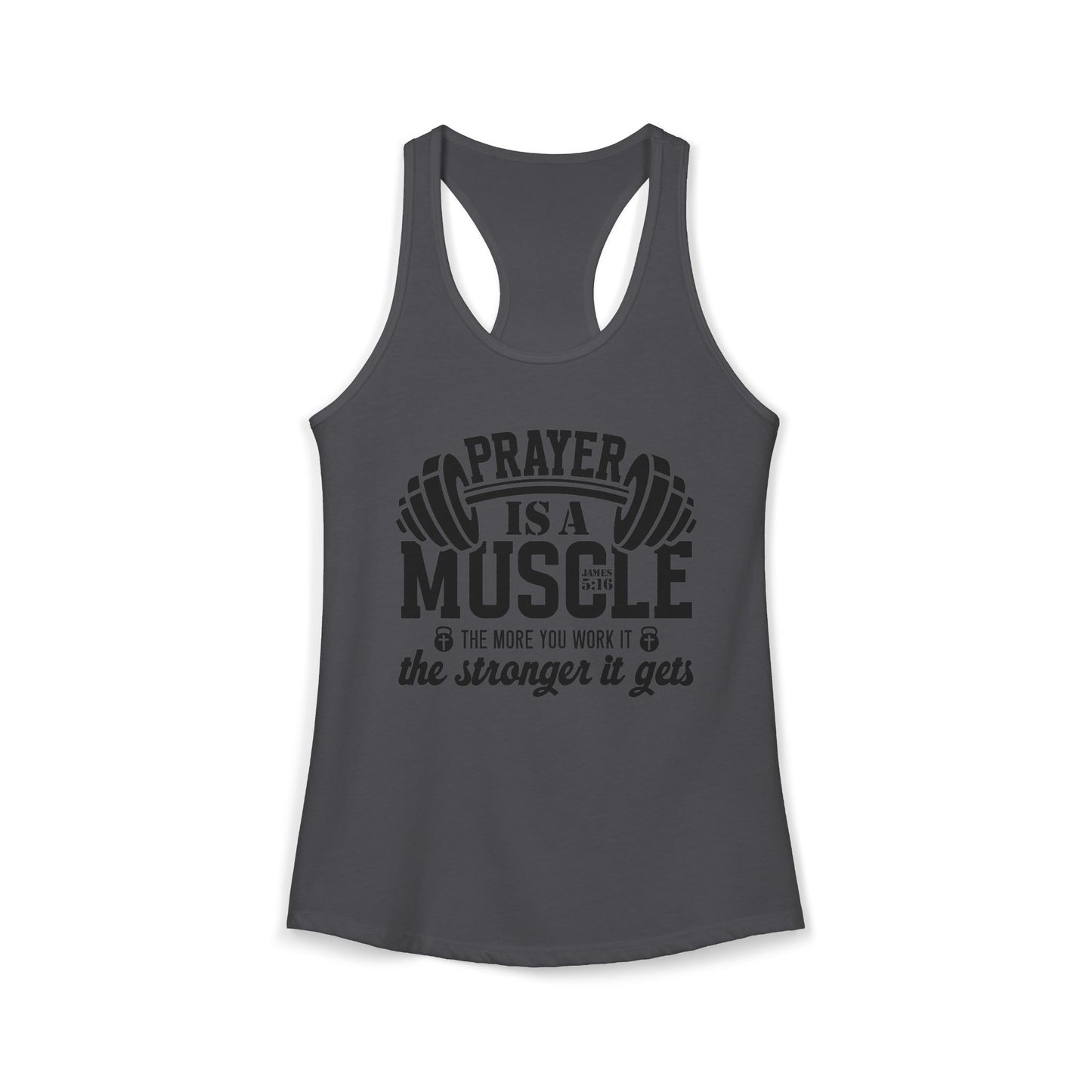 "James 5:16" - Racerback Tank