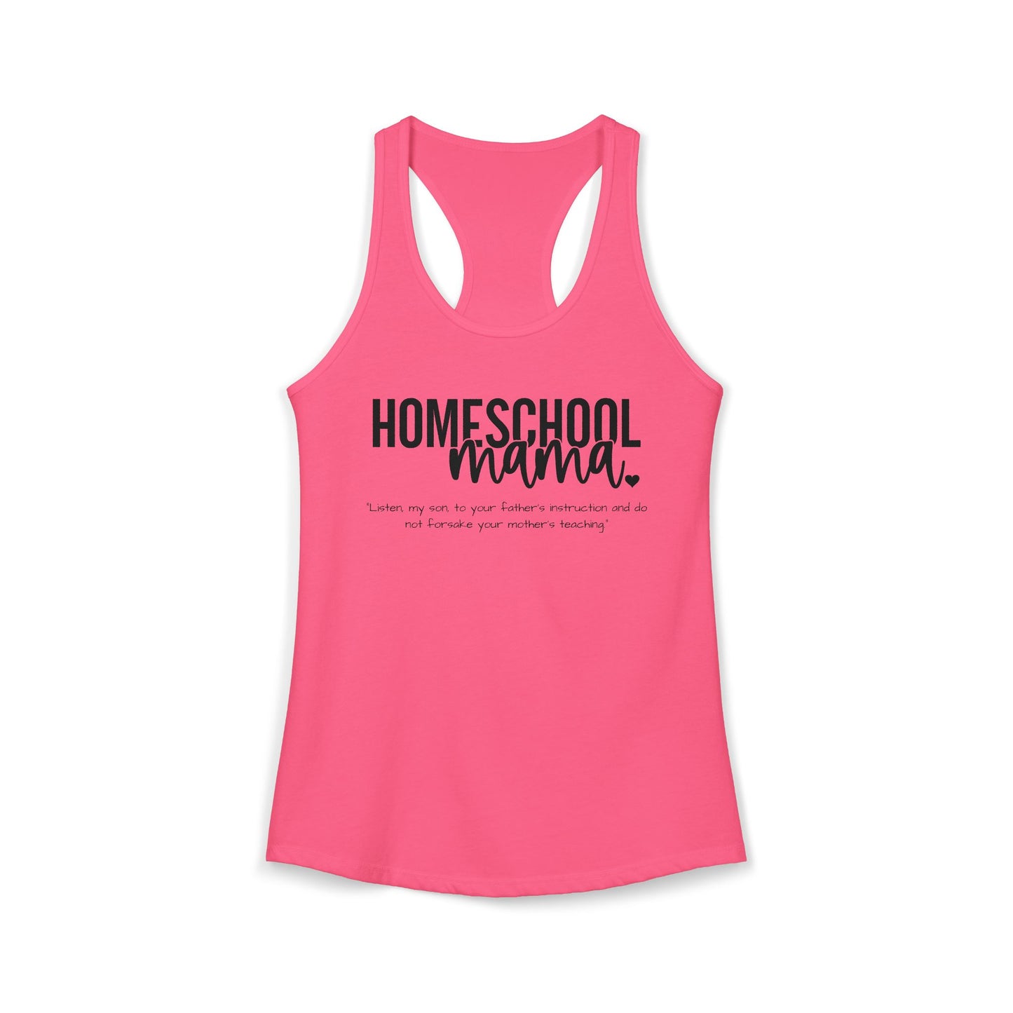 "Proverbs 1:8-9" - Racerback Tank