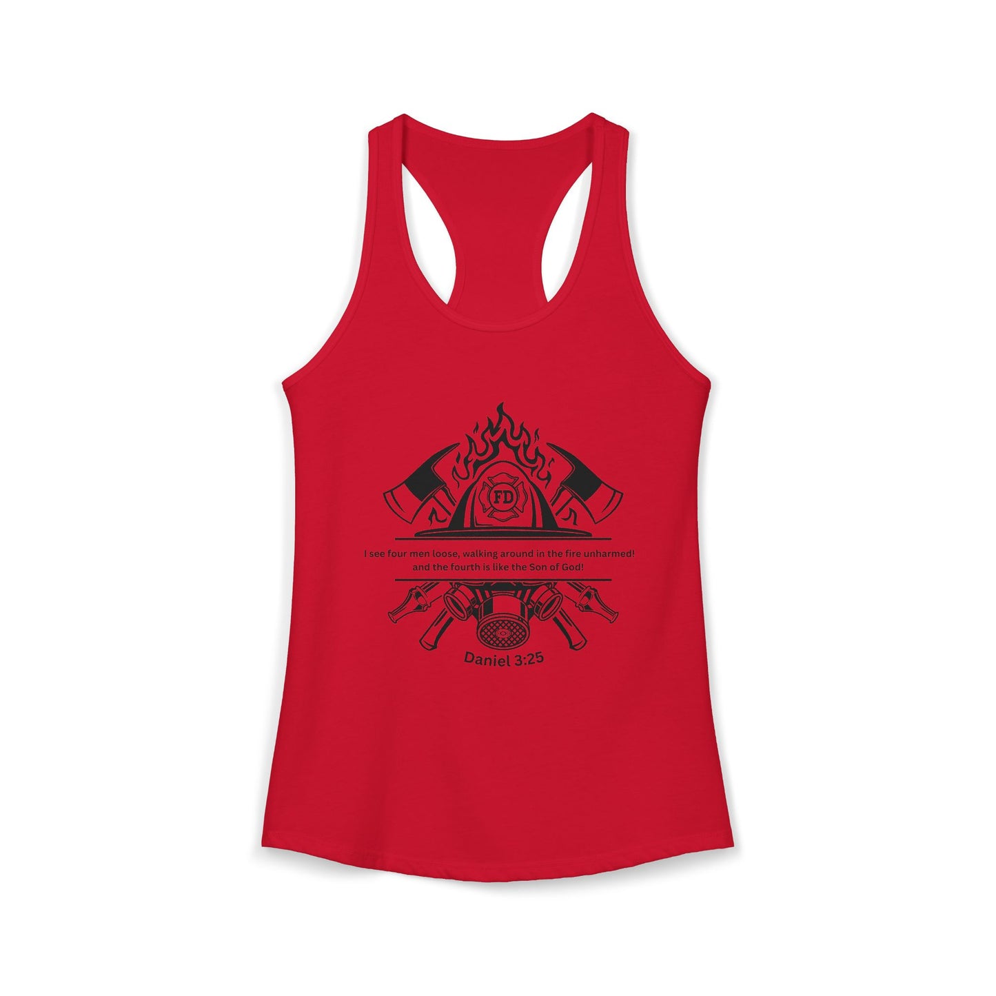 "Daniel 3:25" - Racerback Tank