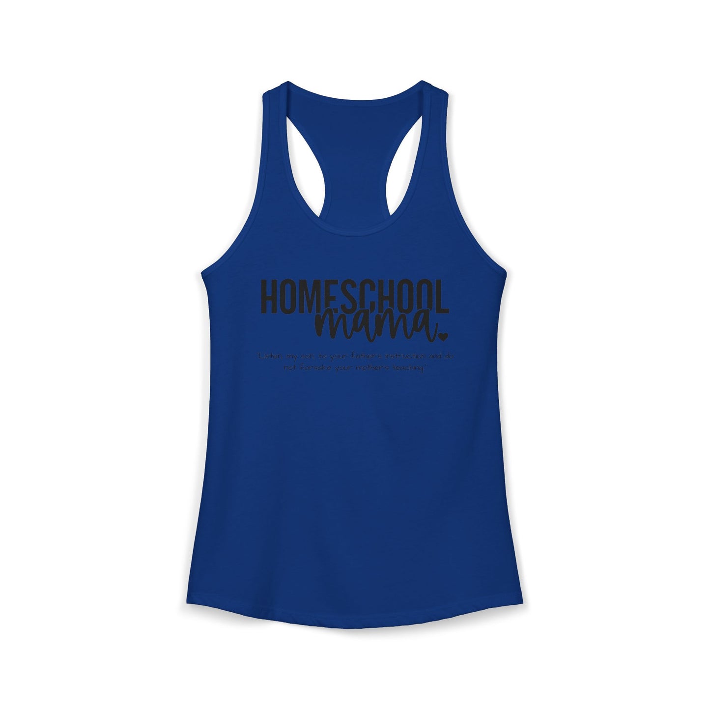 "Proverbs 1:8-9" - Racerback Tank