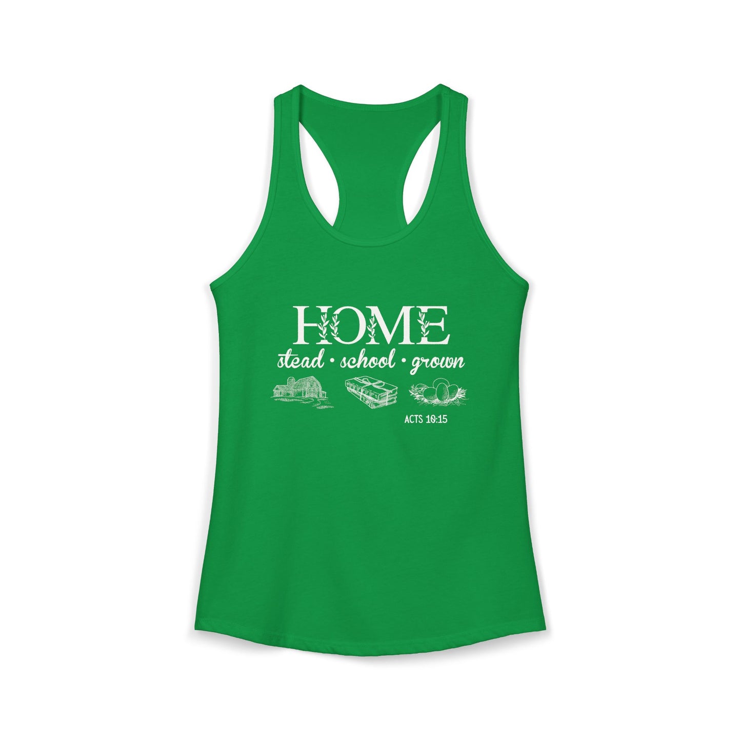 "Acts 10:15" - Racerback Tank