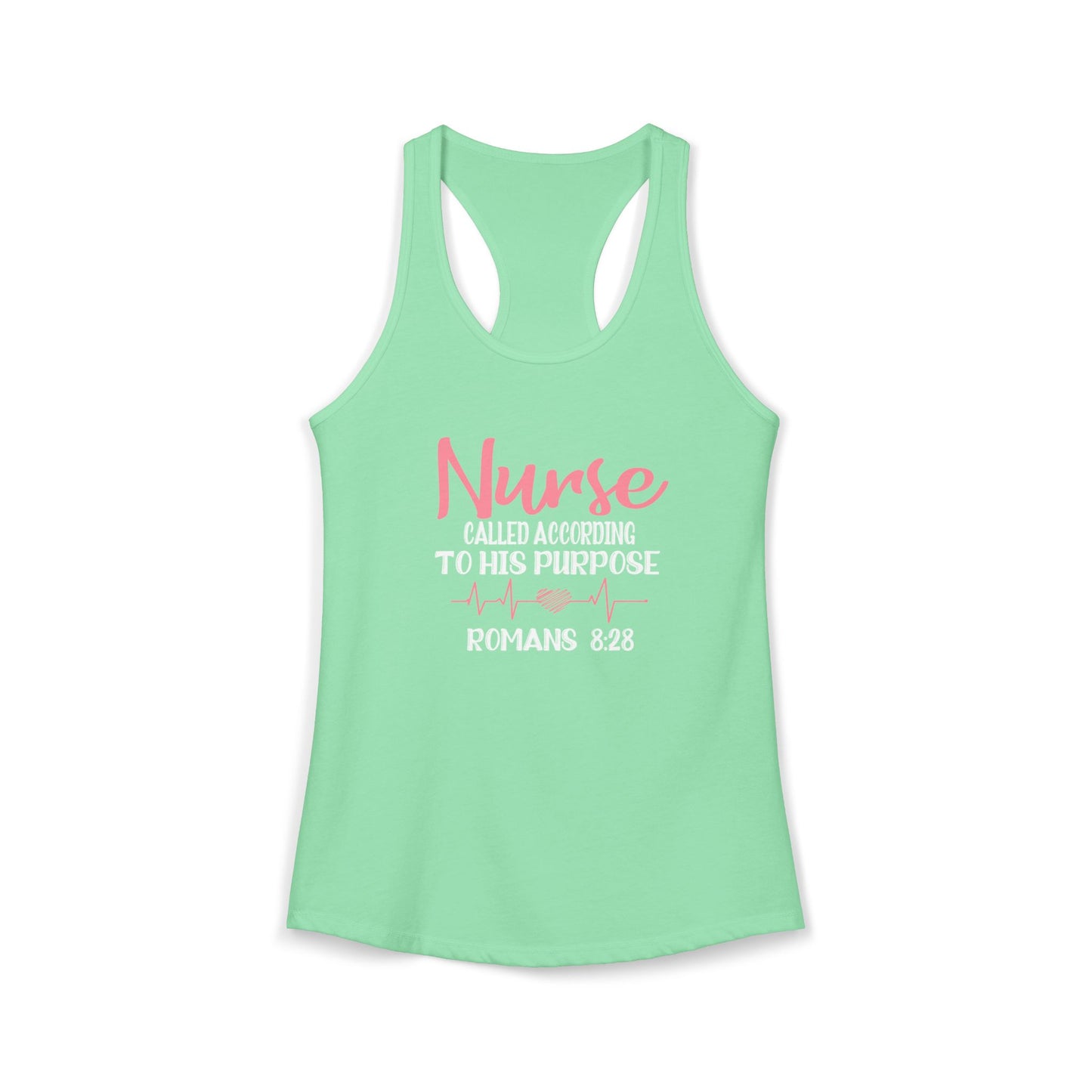 "Romans 8:28" - Racerback Tank