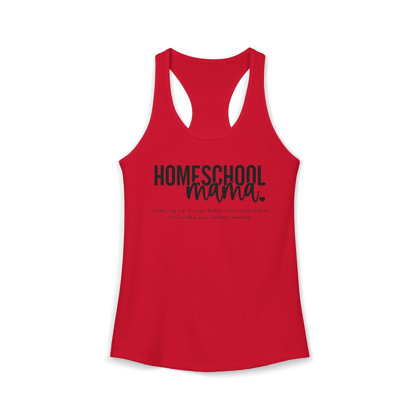 "Proverbs 1:8-9" - Racerback Tank