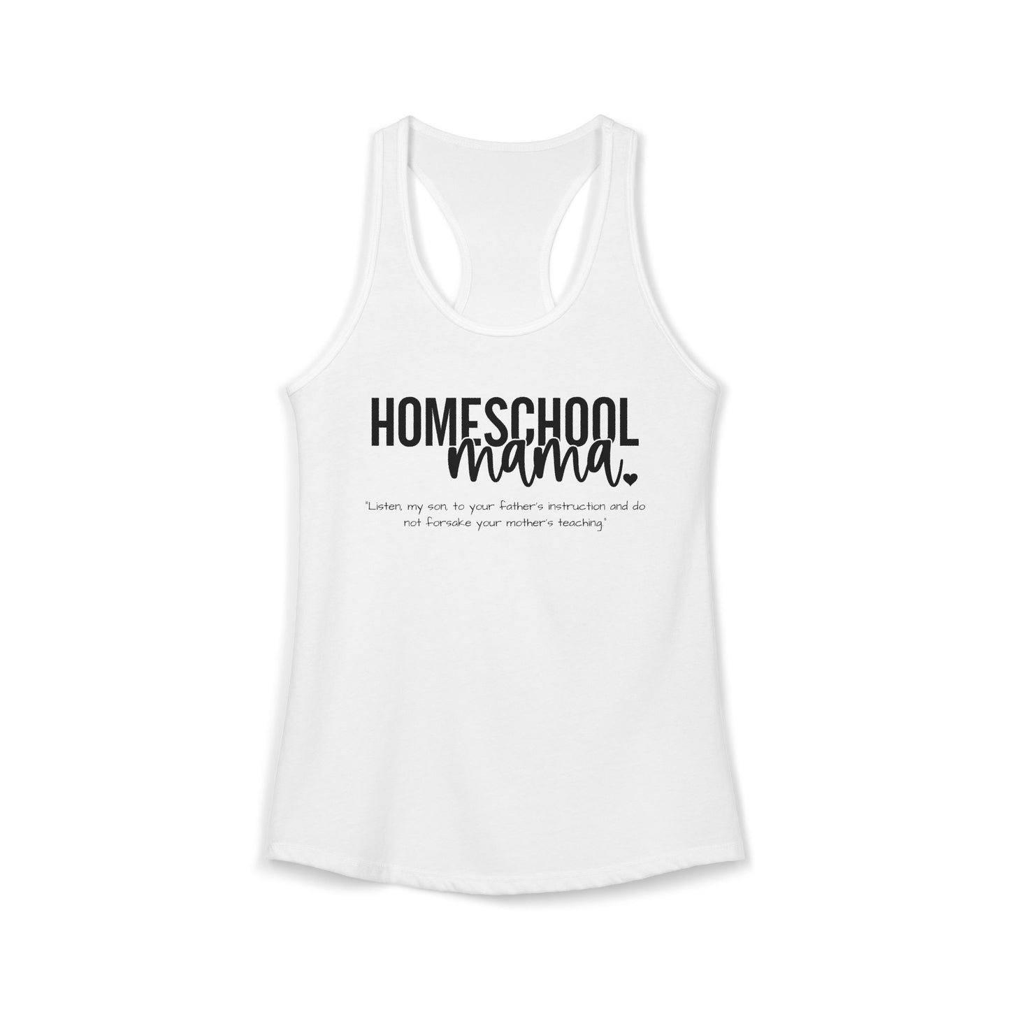 "Proverbs 1:8-9" - Racerback Tank