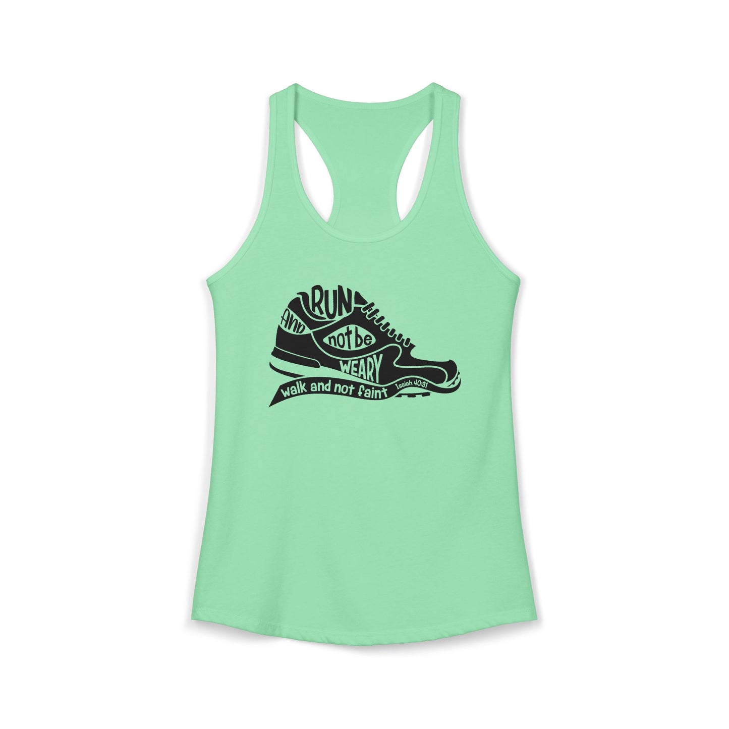 "Isaiah 40:31" - Racerback Tank