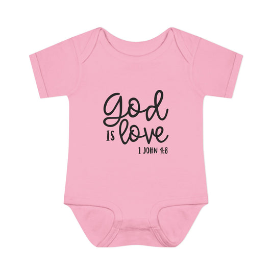 God is Love- Baby Bodysuit