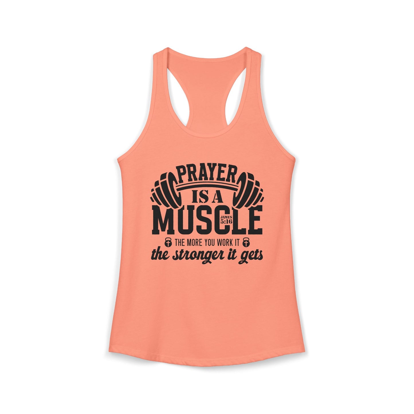 "James 5:16" - Racerback Tank
