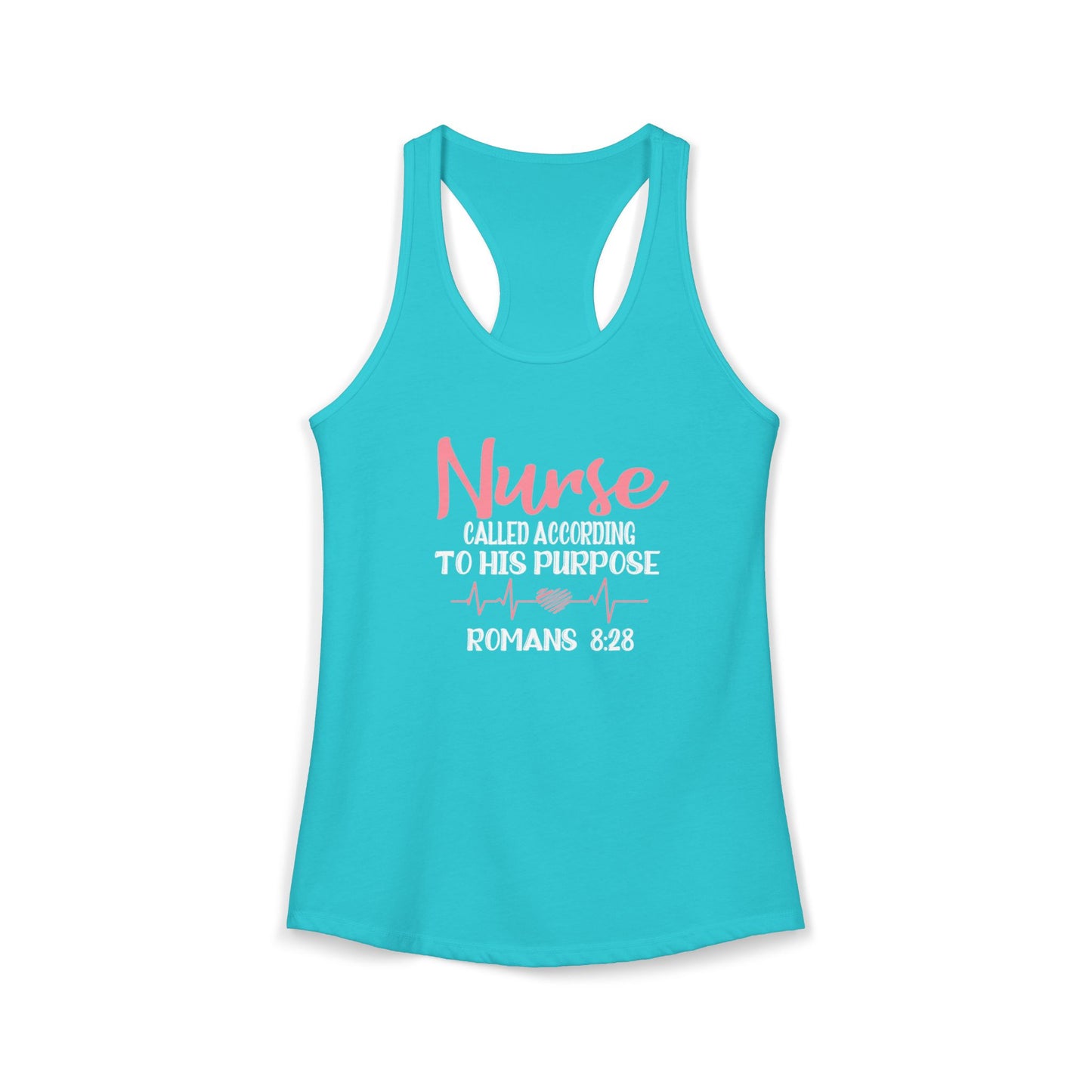 "Romans 8:28" - Racerback Tank