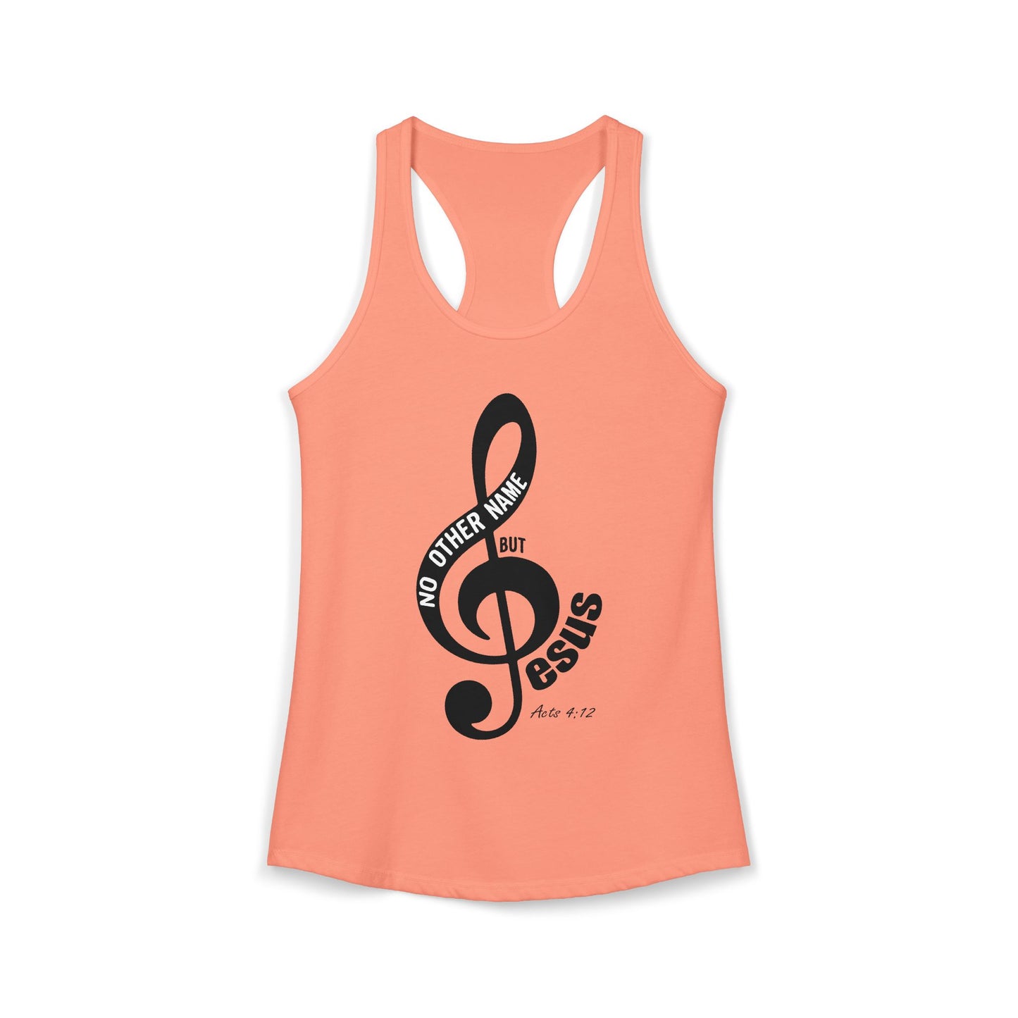 "No other name but Jesus" - Racerback Tank