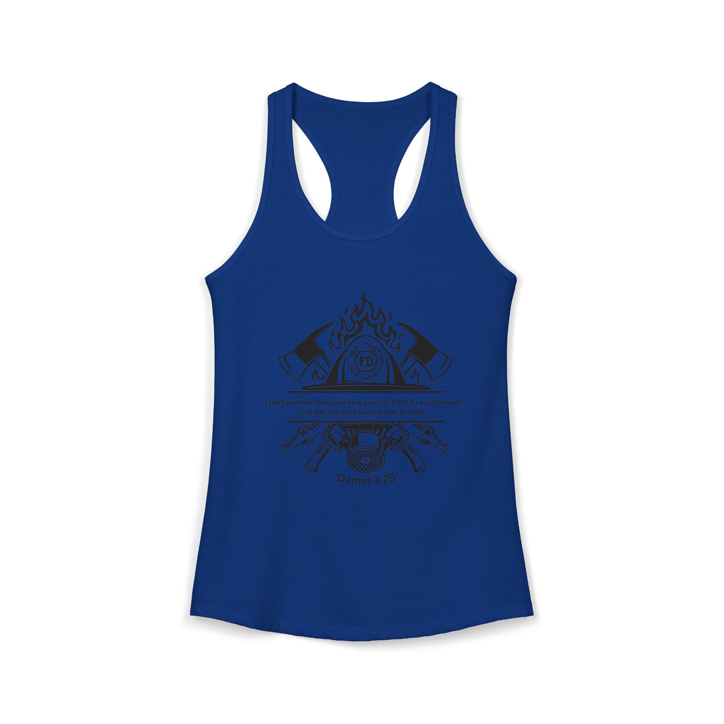 "Daniel 3:25" - Racerback Tank