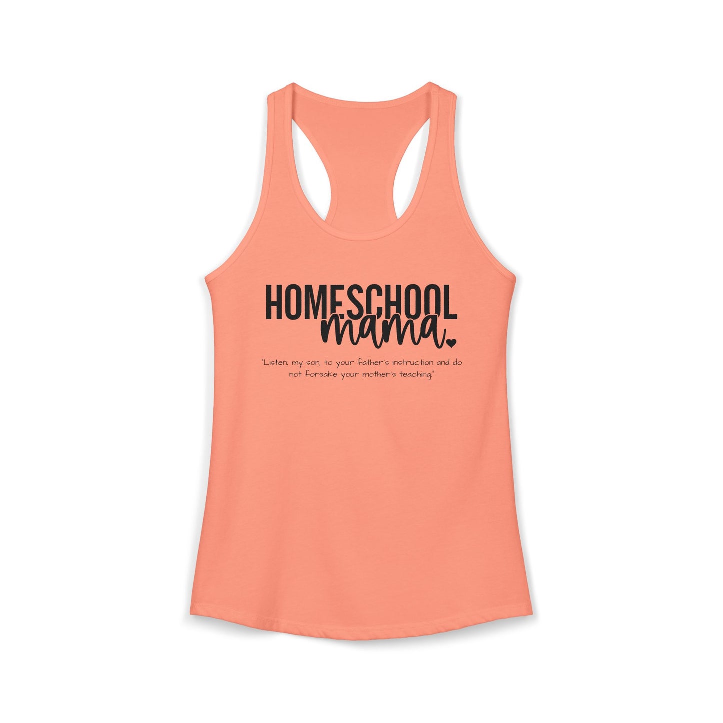 "Proverbs 1:8-9" - Racerback Tank