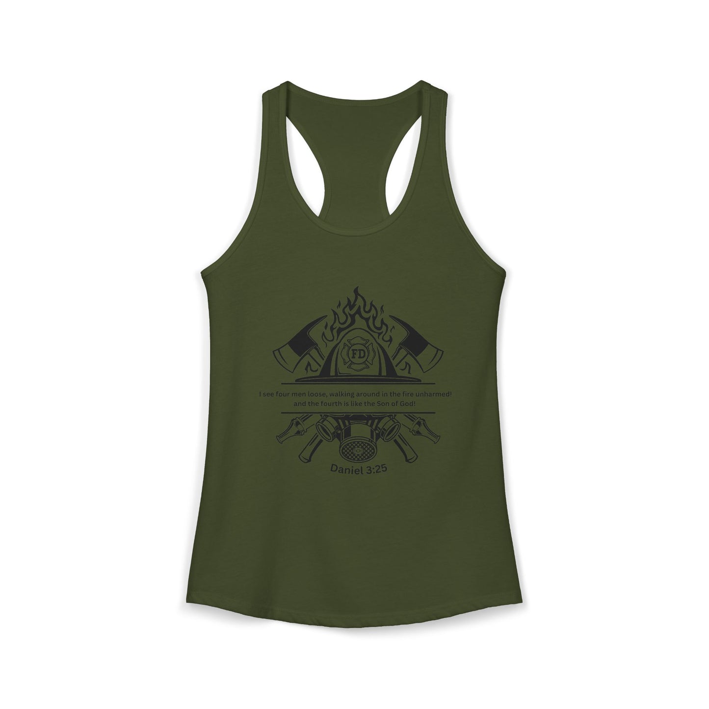 "Daniel 3:25" - Racerback Tank