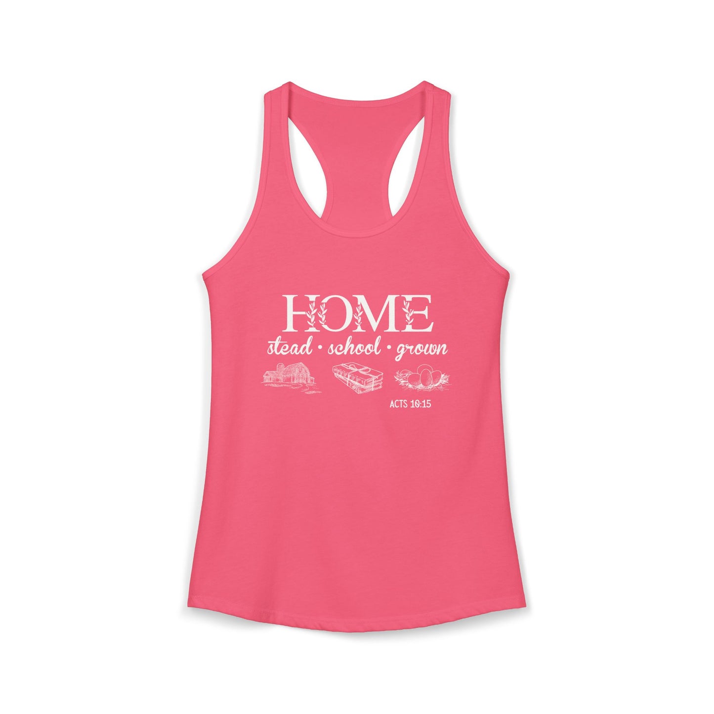 "Acts 10:15" - Racerback Tank