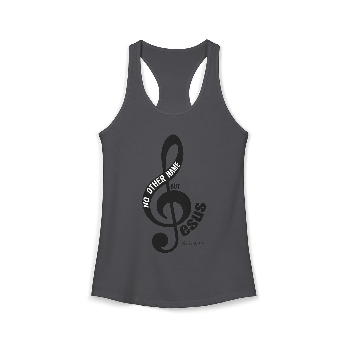 "No other name but Jesus" - Racerback Tank