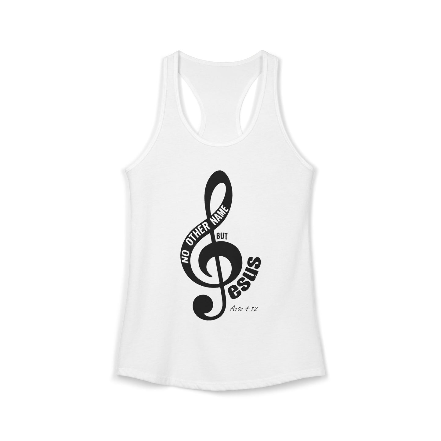"No other name but Jesus" - Racerback Tank